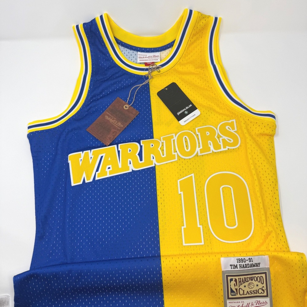 Mitchell & Ness Tim Hardaway Warriors 1990-91 Swingman Jersey Mens Small NEW